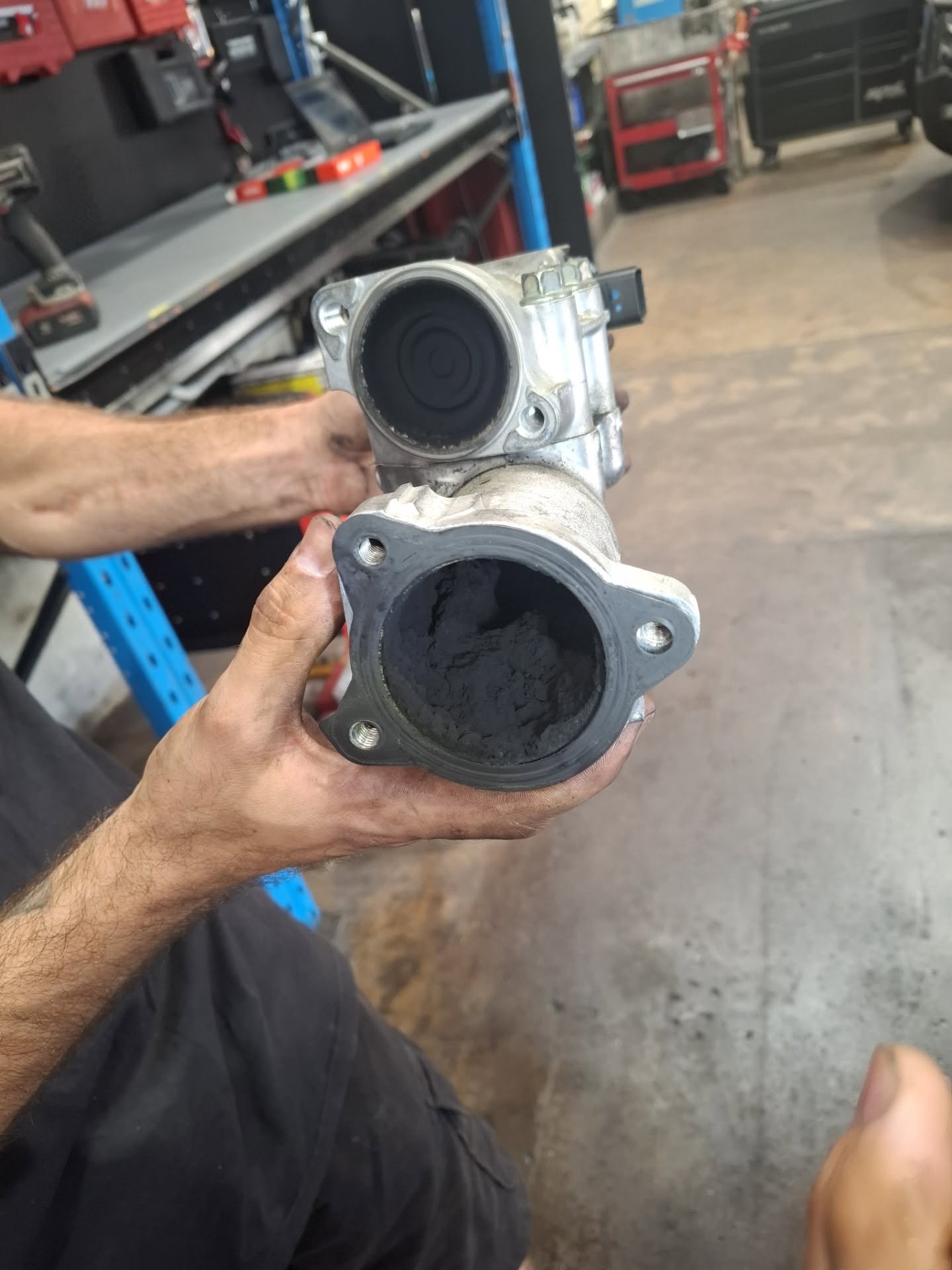 Exhaust Buildup From Diesel Engine